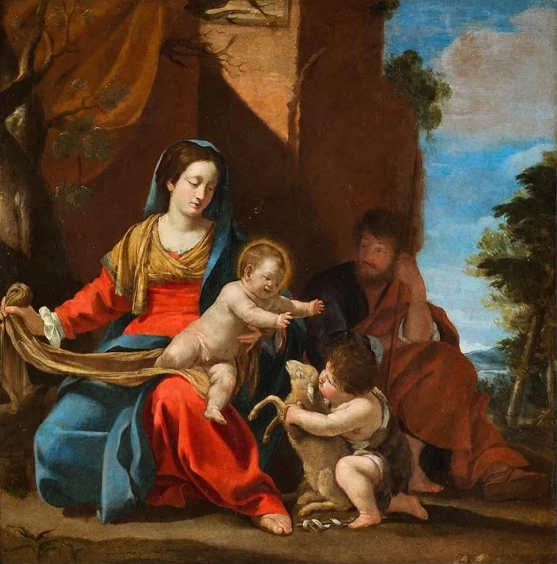 La Sacra Famiglia e Giovannino
